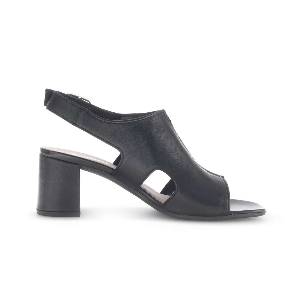 Sandal met riempjes zwart