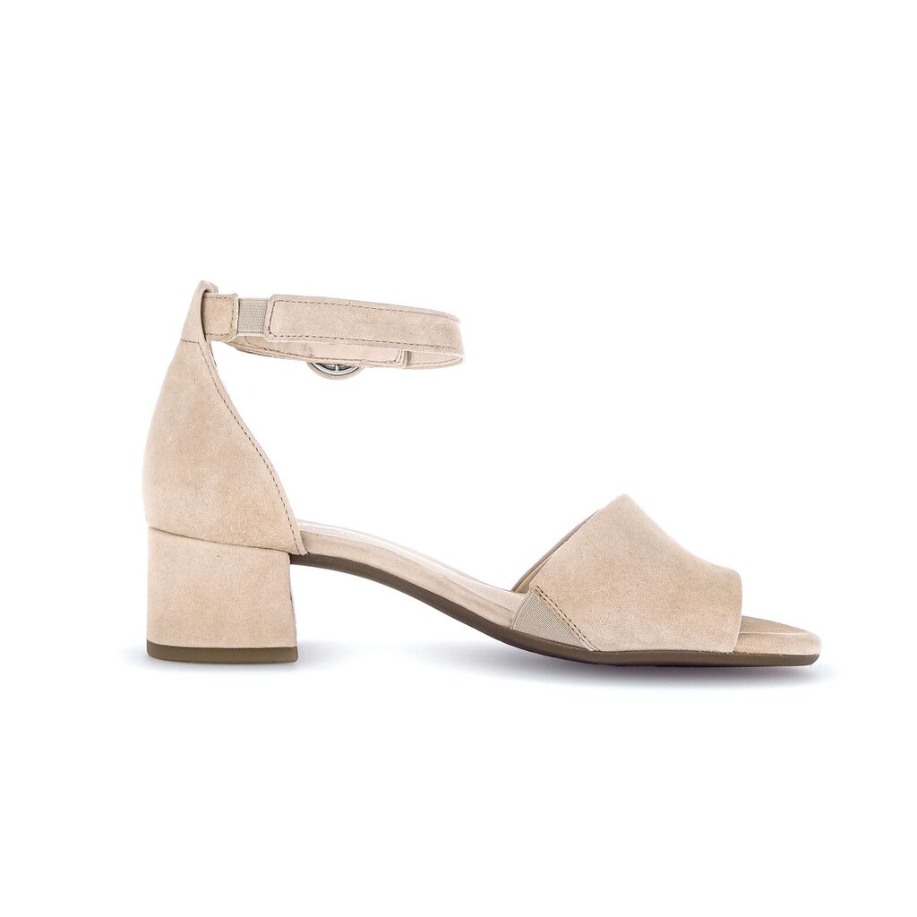Sandal met riempjes beige