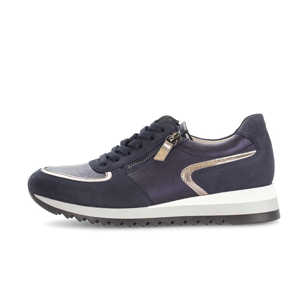 Lage sneaker blauw