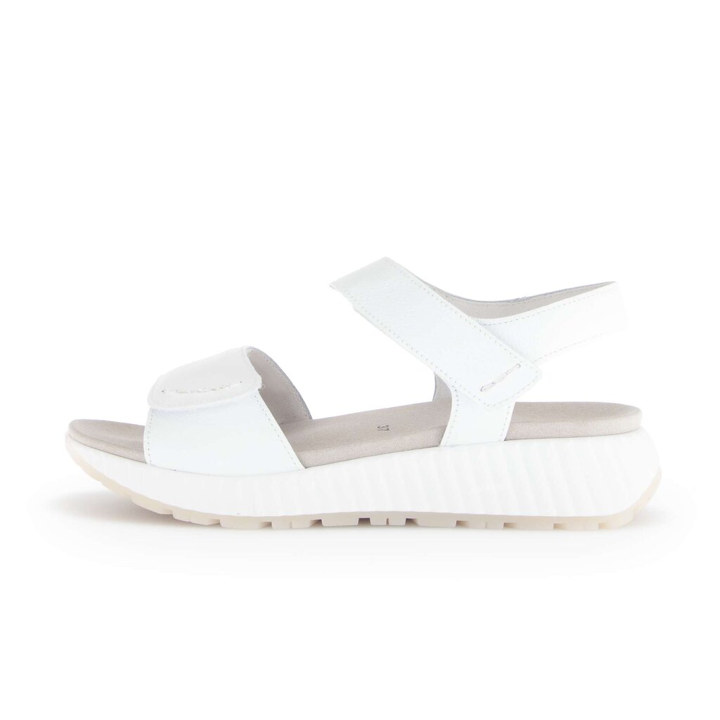 Sandal met riempjes wit