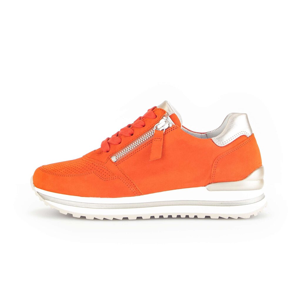 Lage sneaker oranje