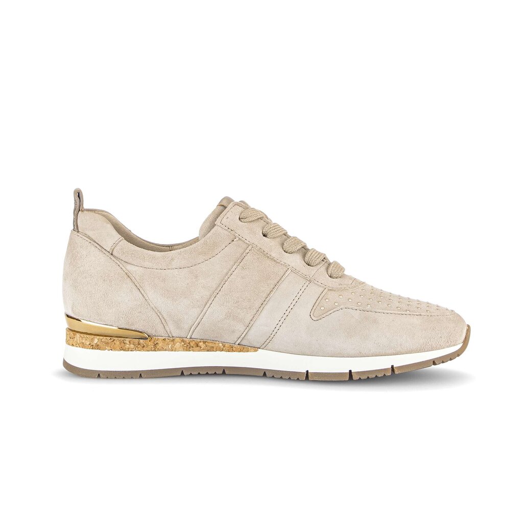 Lage sneaker beige