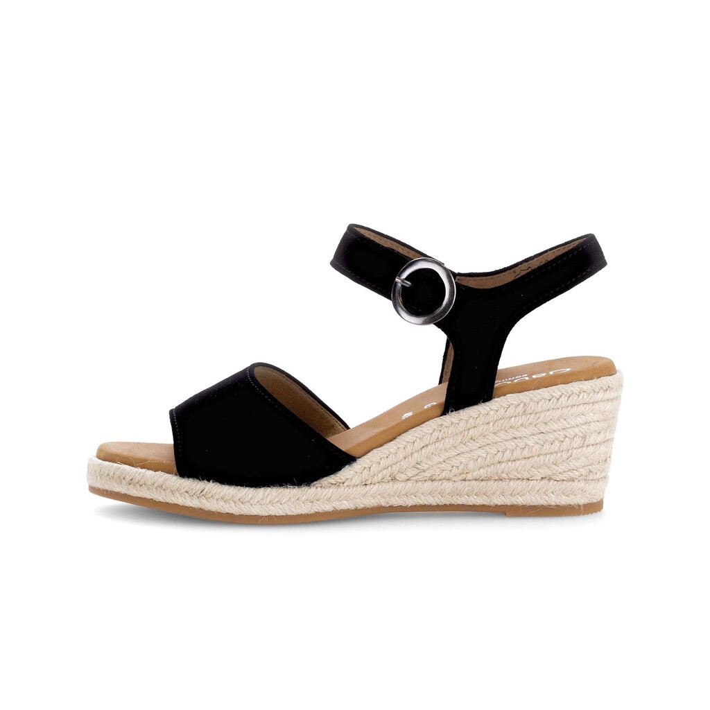 Sandaleno met sleehak zwart