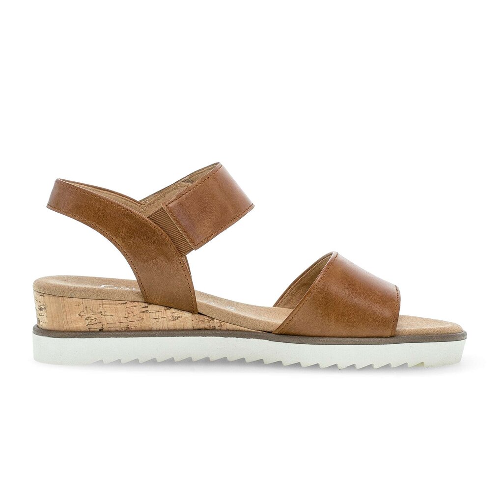 Sandal met riempjes bruin
