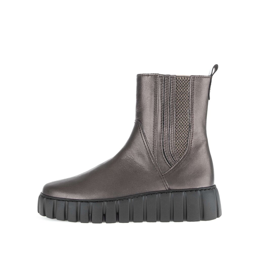 Enkellaarsjes op plateau brons