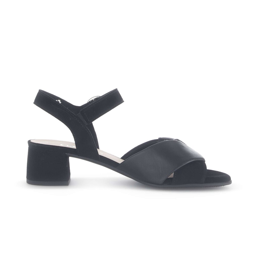 Sandal met riempjes zwart