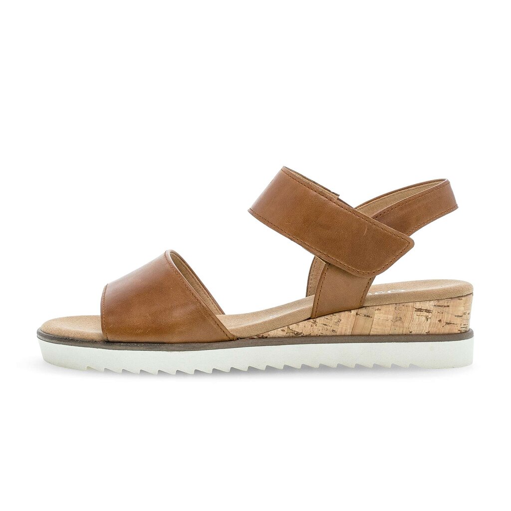 Sandal met riempjes bruin