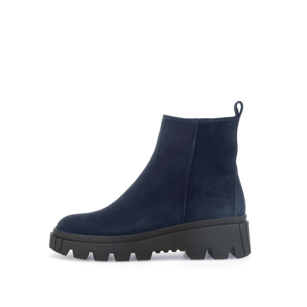 Enkellaarsjes op plateau blauw