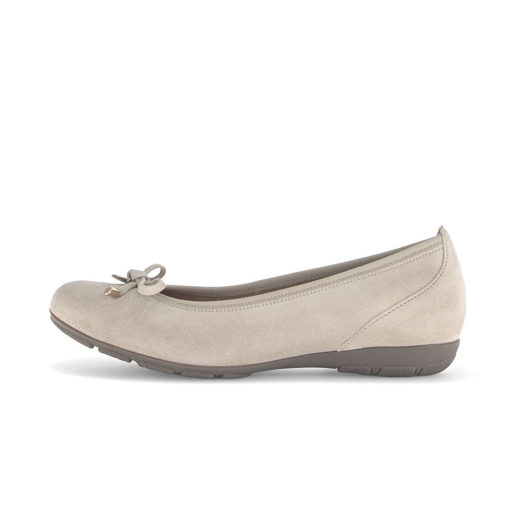 Sportieve ballerina beige