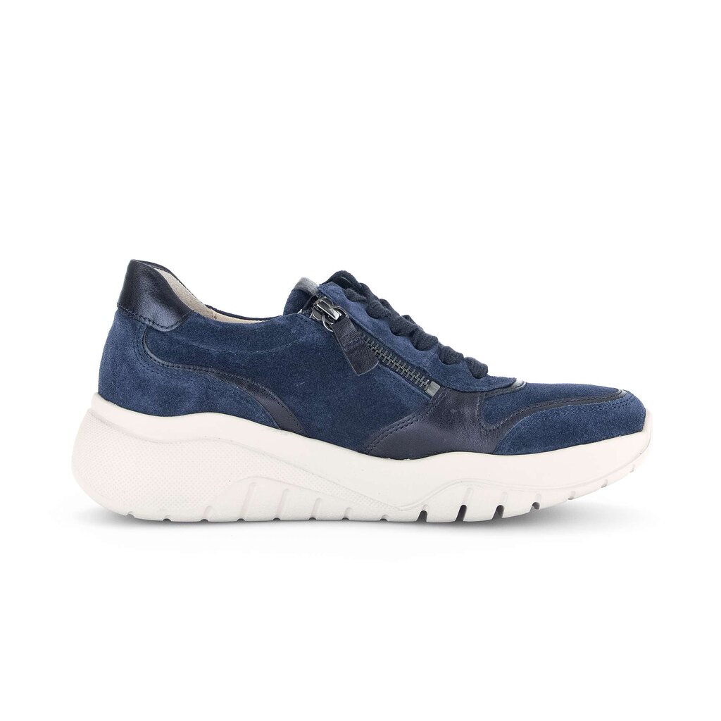 Lage sneaker blauw