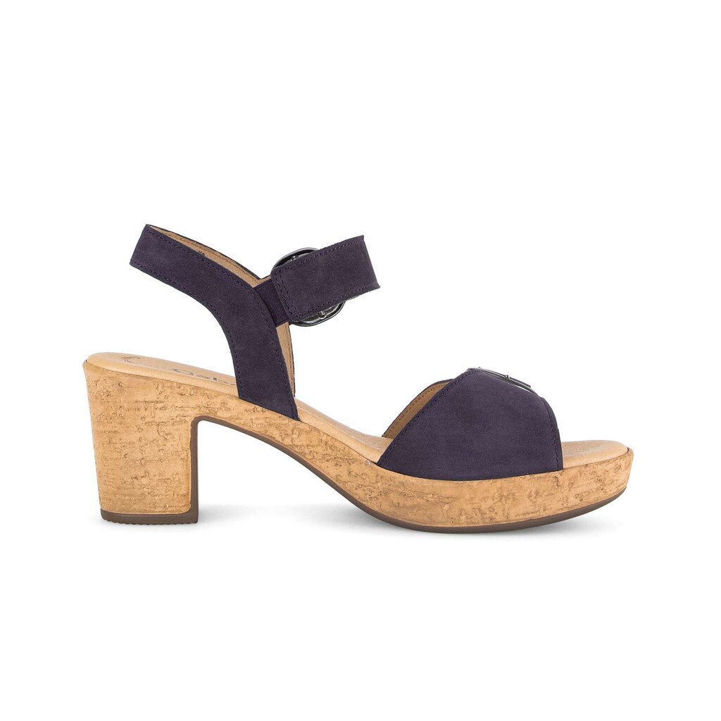 Sandal met riempjes blauw