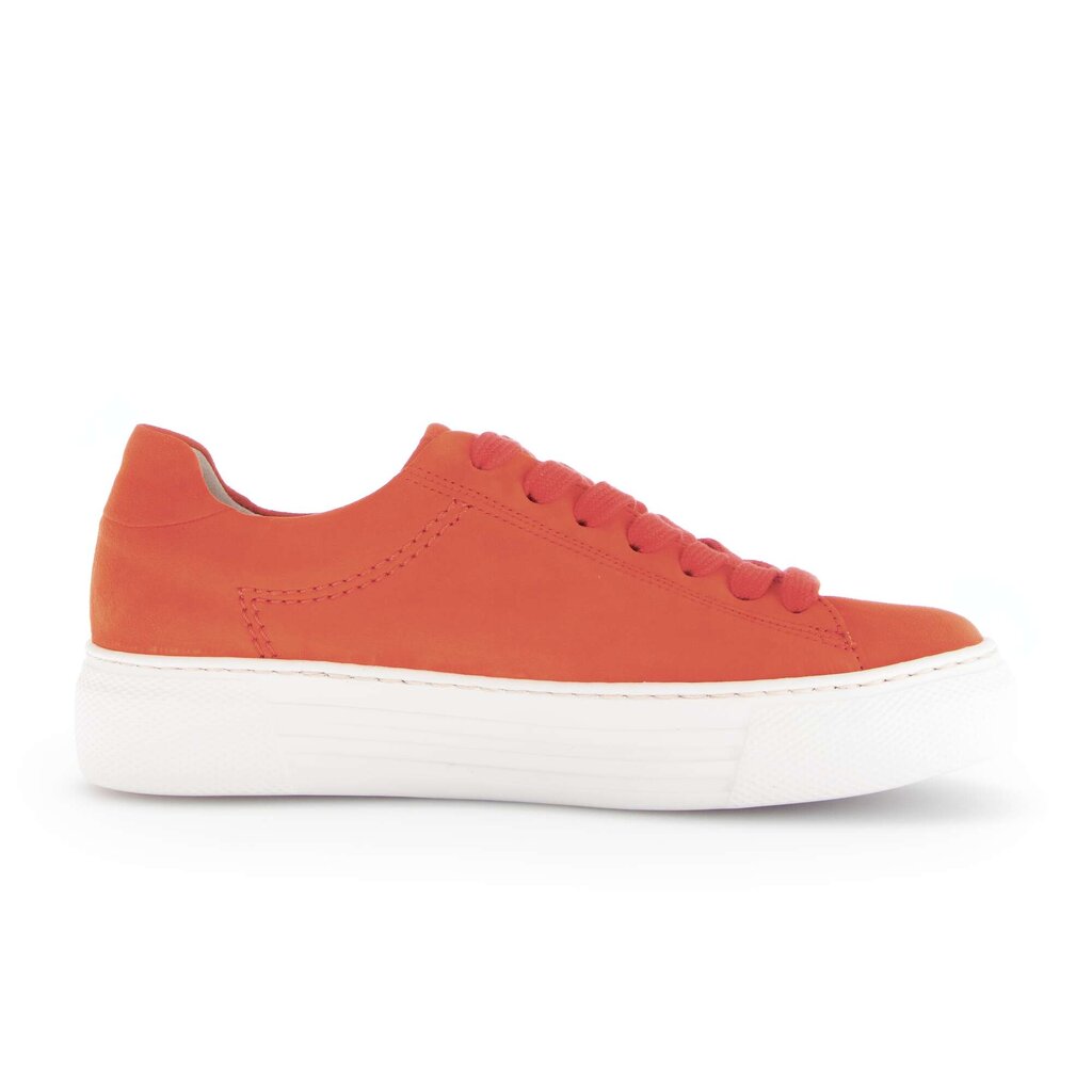 Lage sneaker oranje