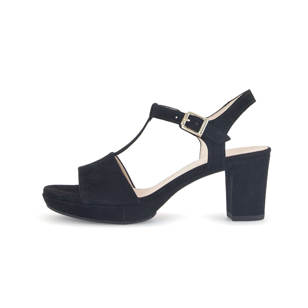 Sandal met riempjes zwart