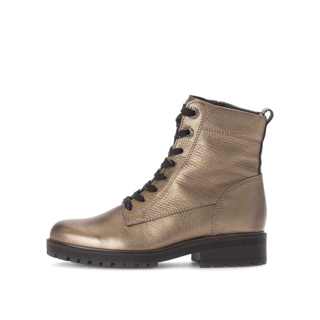 Enkellaarsjes met veter bruin