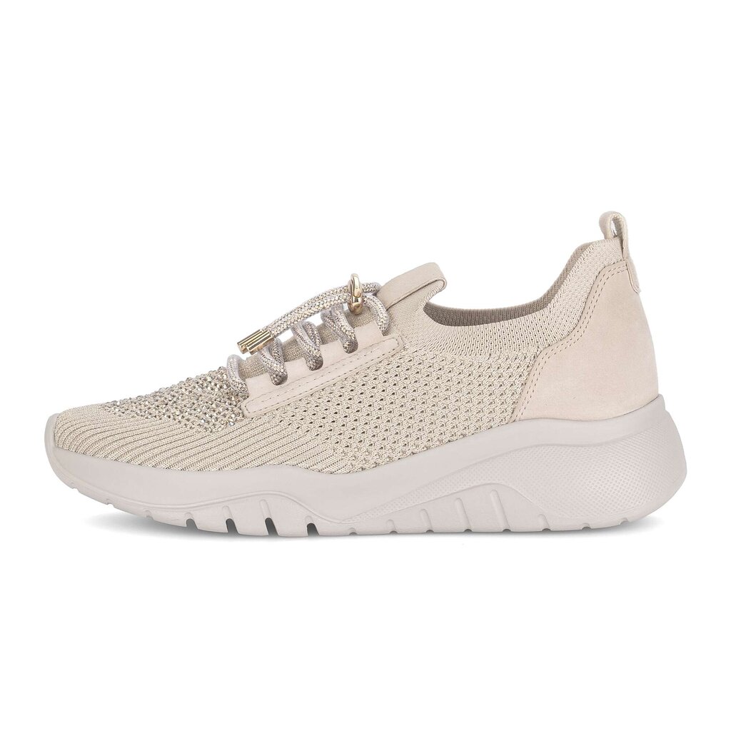 Lage sneaker beige