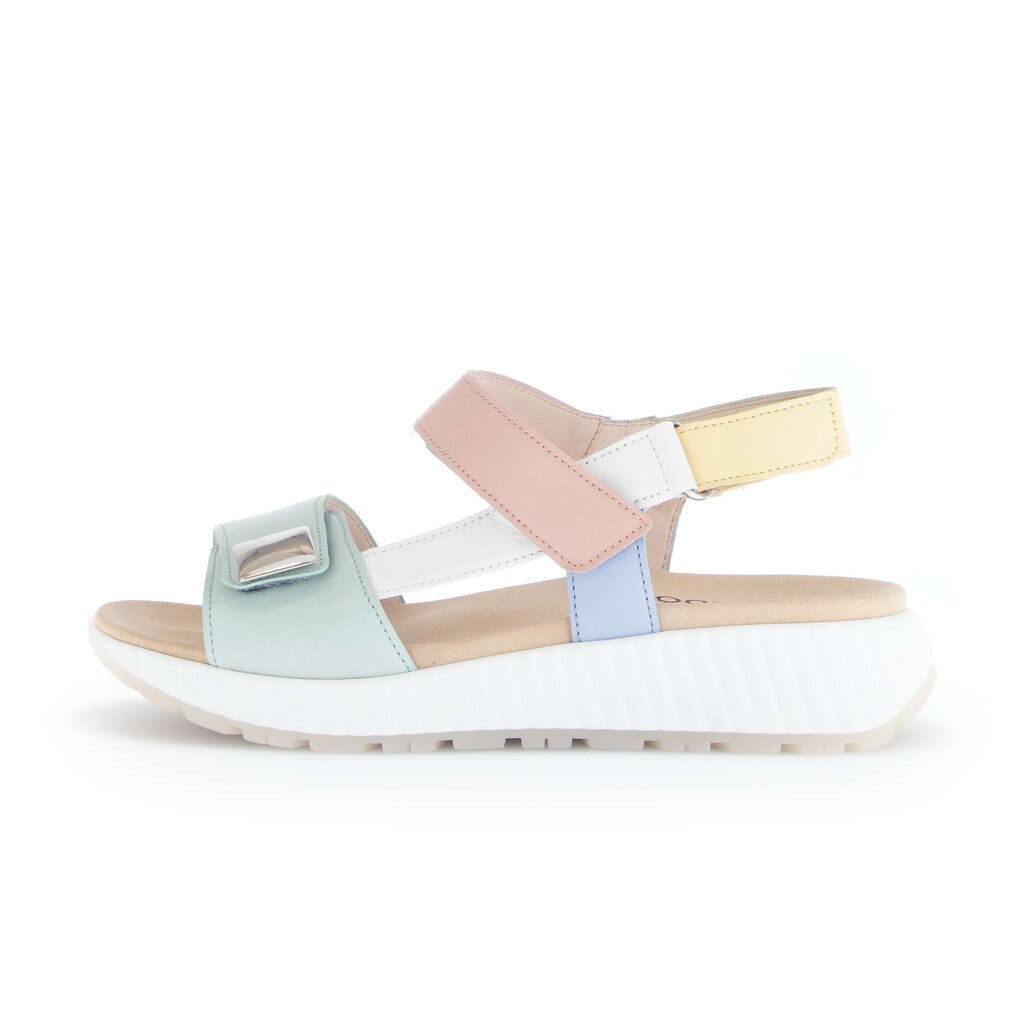 Sandal met riempjes multicolour