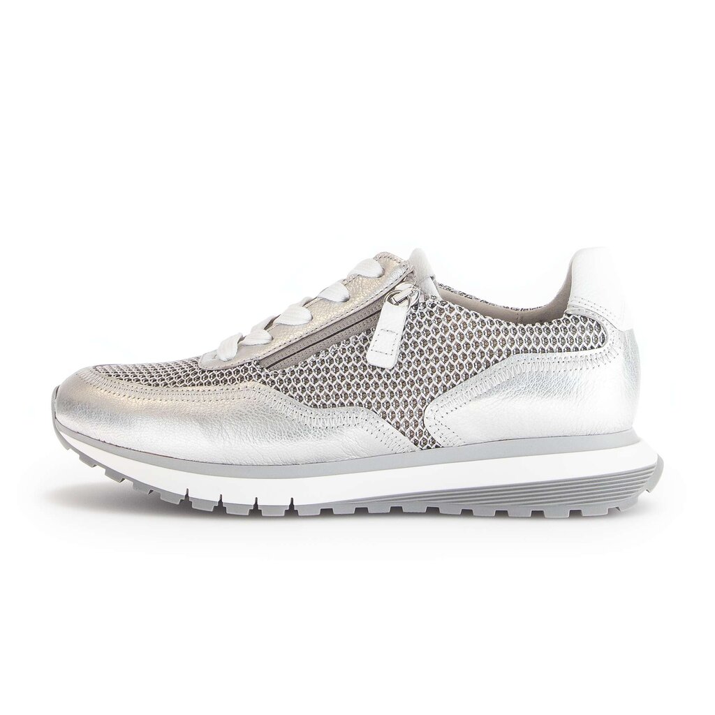 Lage sneaker zilver