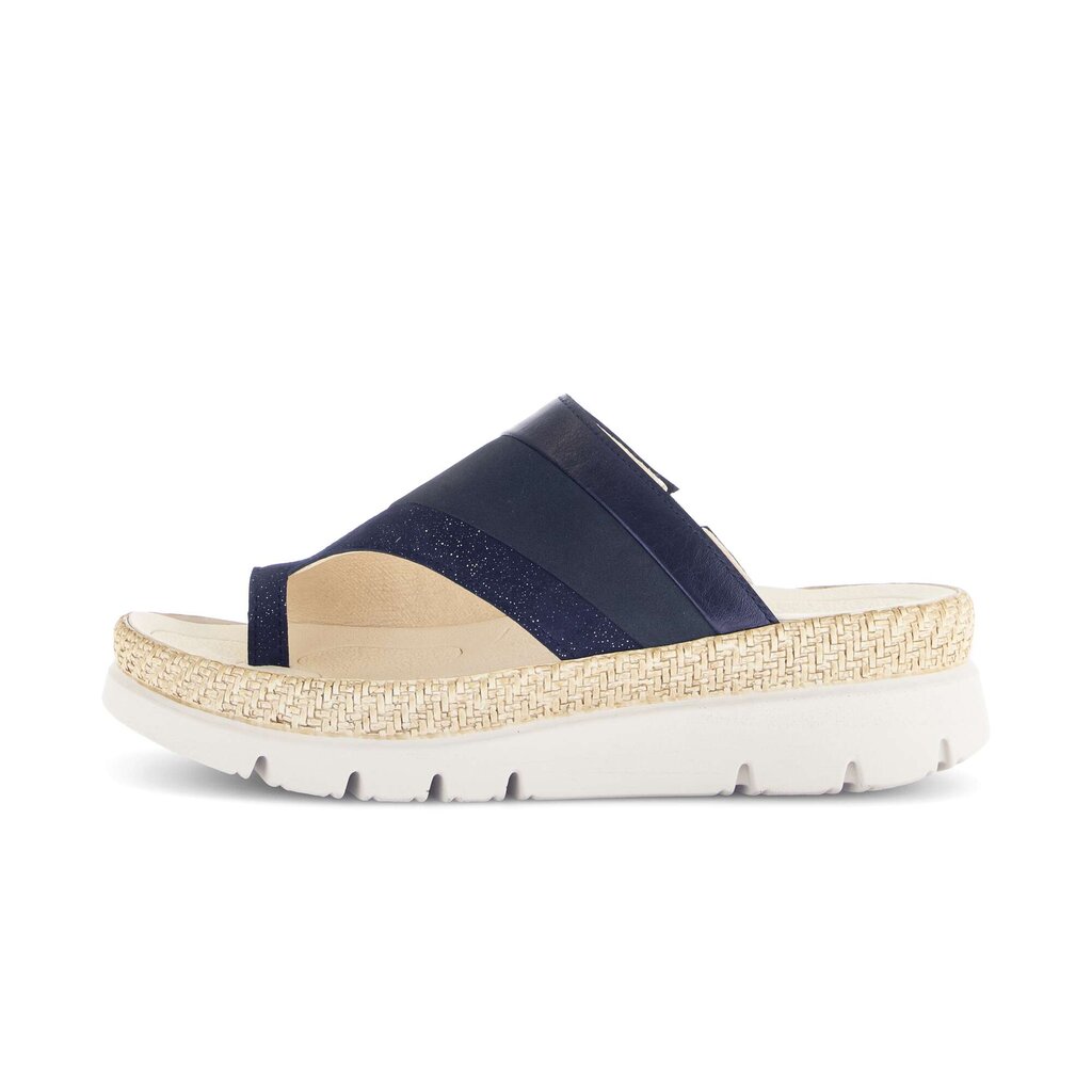 Teenslipper blauw