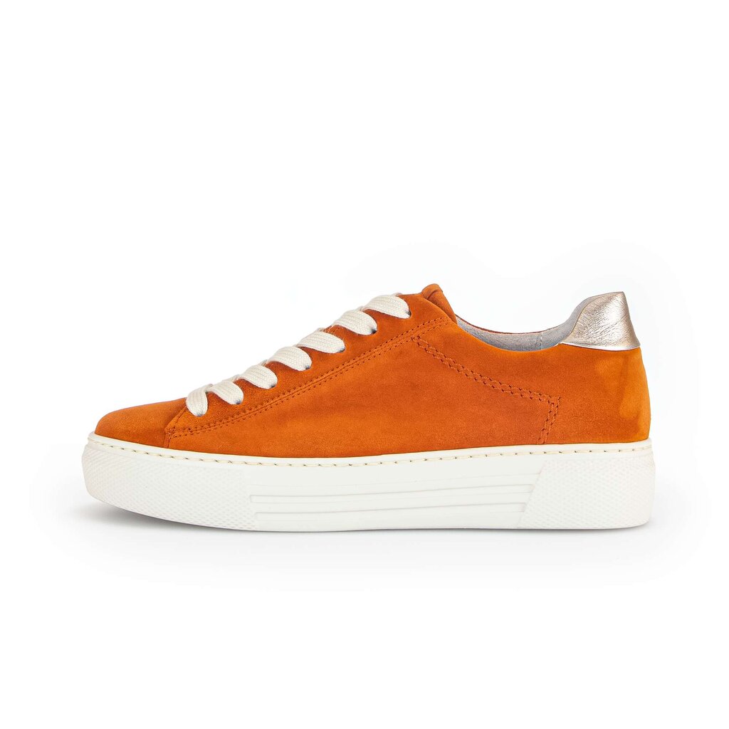 Lage sneaker oranje