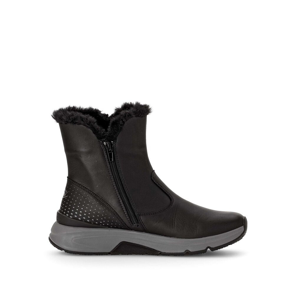 Winter enkellaarsje zwart