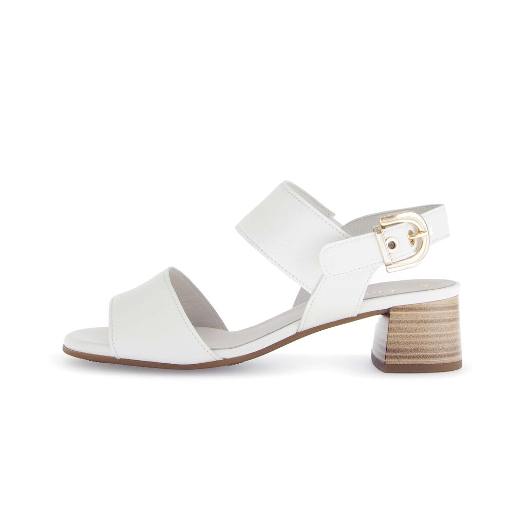 Sandal met riempjes wit