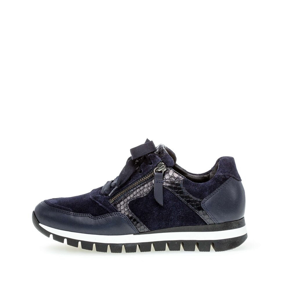 Lage sneaker blauw
