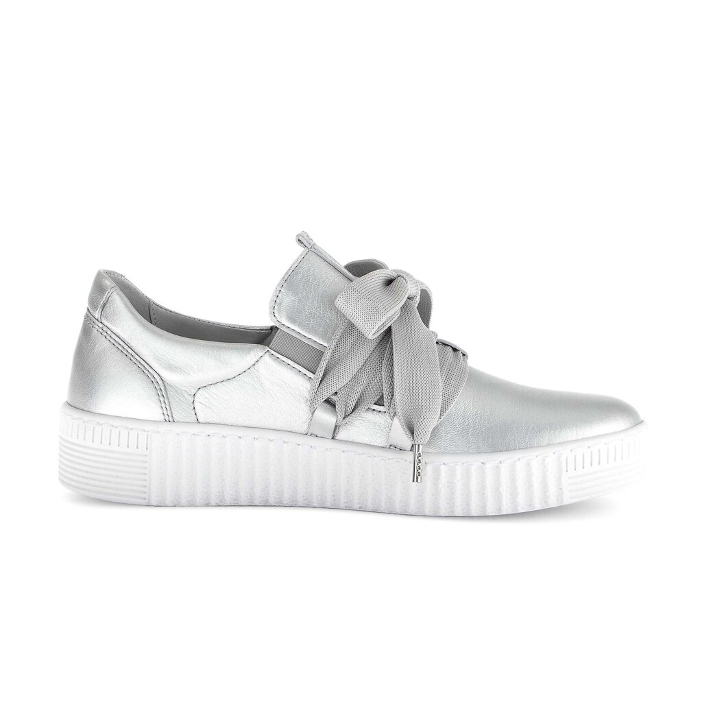 Lage sneaker zilver