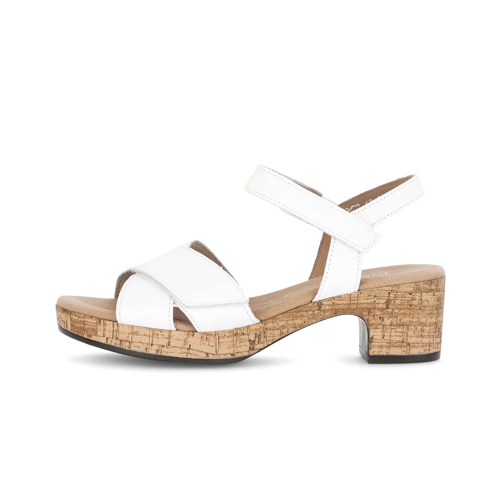 Sandal met riempjes wit