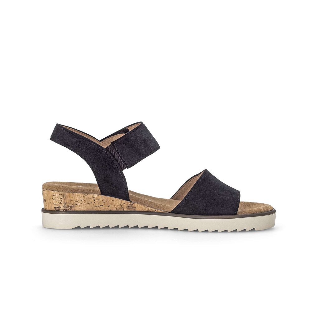 Sandal met riempjes blauw