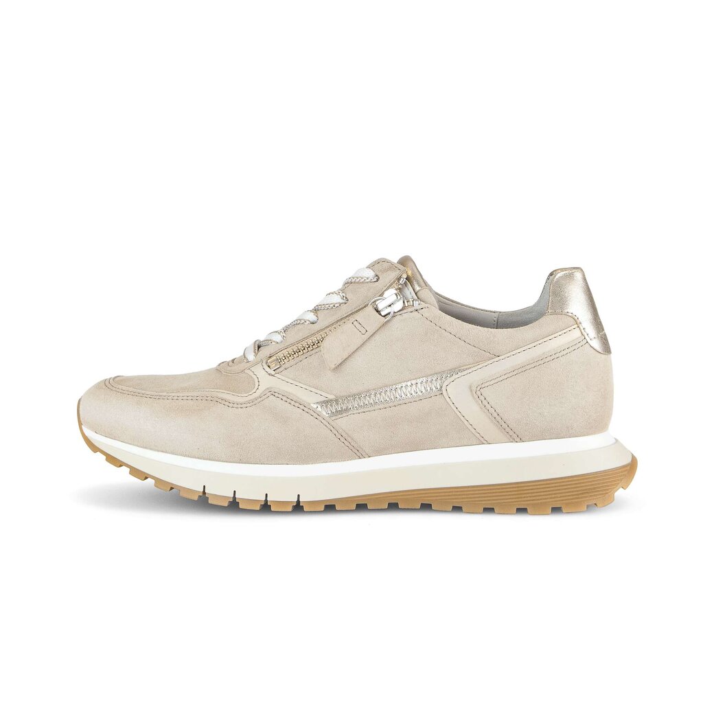 Lage sneaker beige