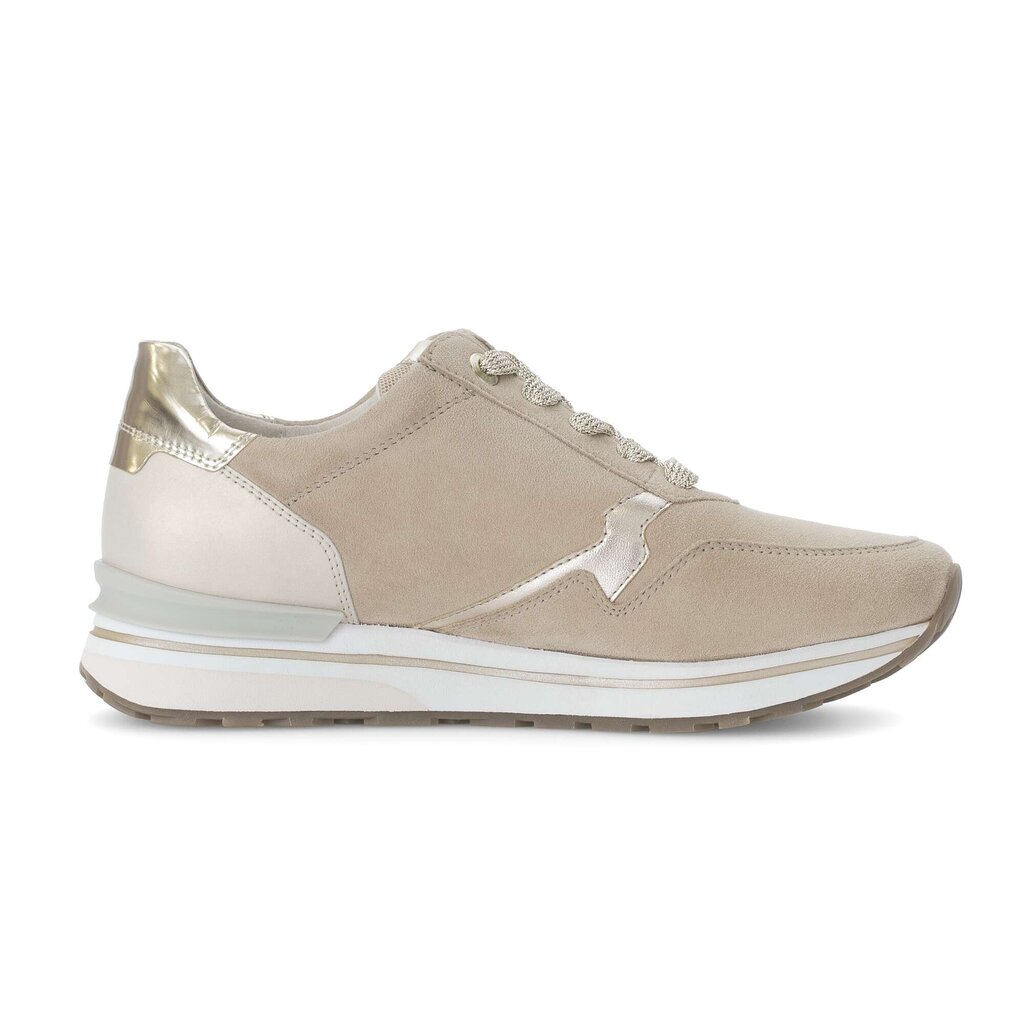 Lage sneaker beige