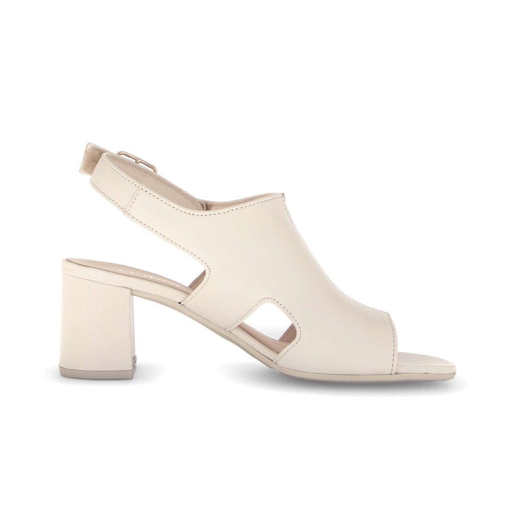 Sandal met riempjes beige