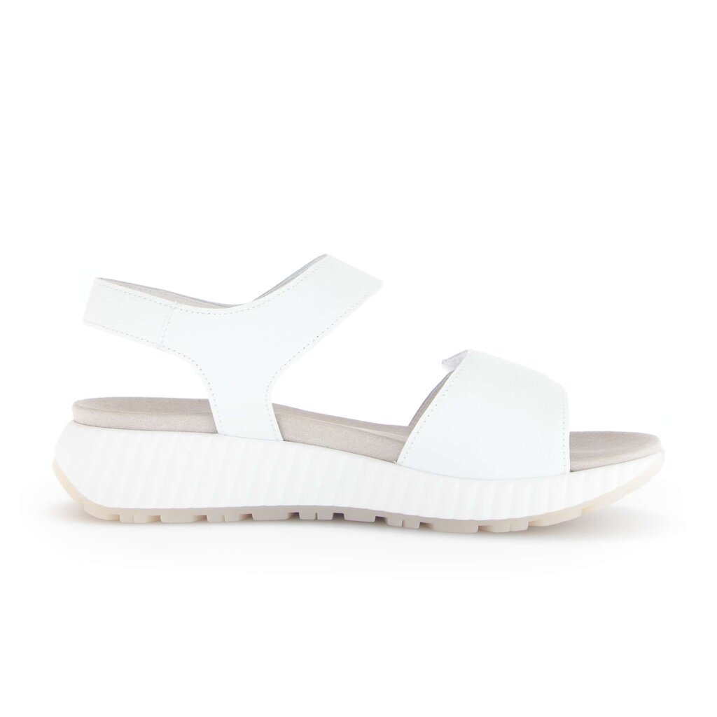 Sandal met riempjes wit