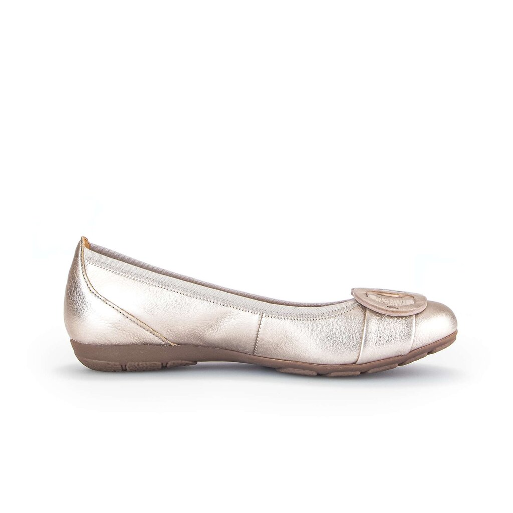 Sportieve ballerina goud