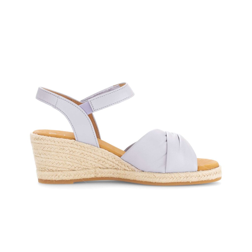 Sandaleno met sleehak blauw