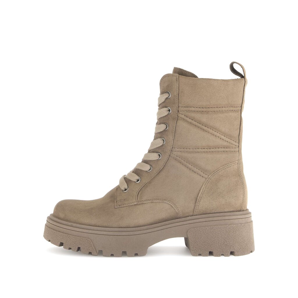 Enkellaarsjes met veter bruin