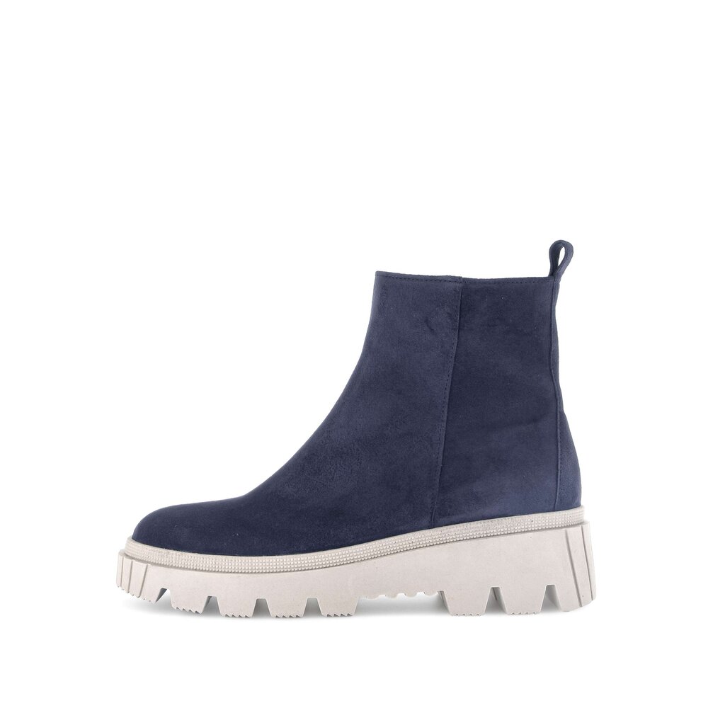 Enkellaarsjes op plateau blauw