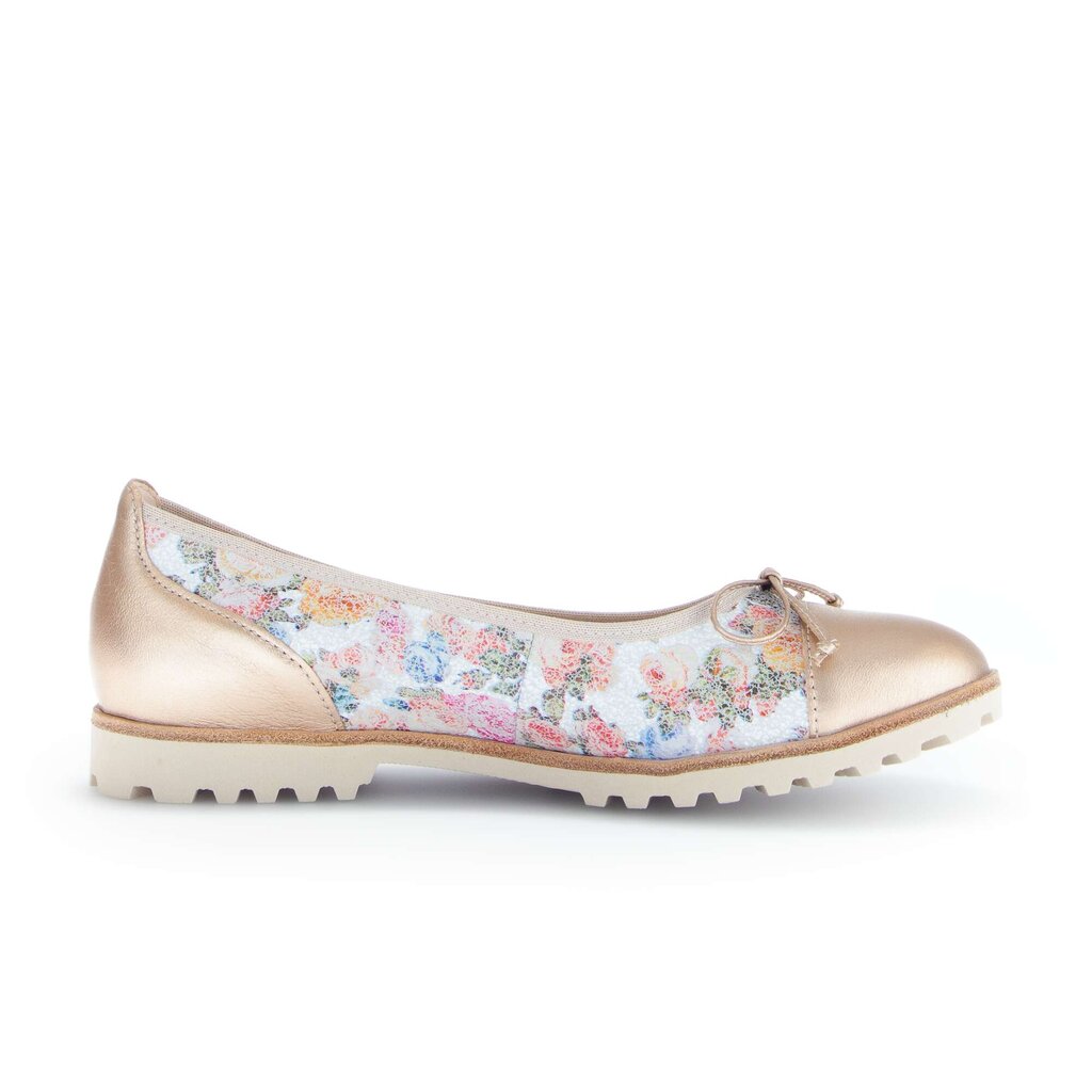 Sportieve ballerina goud