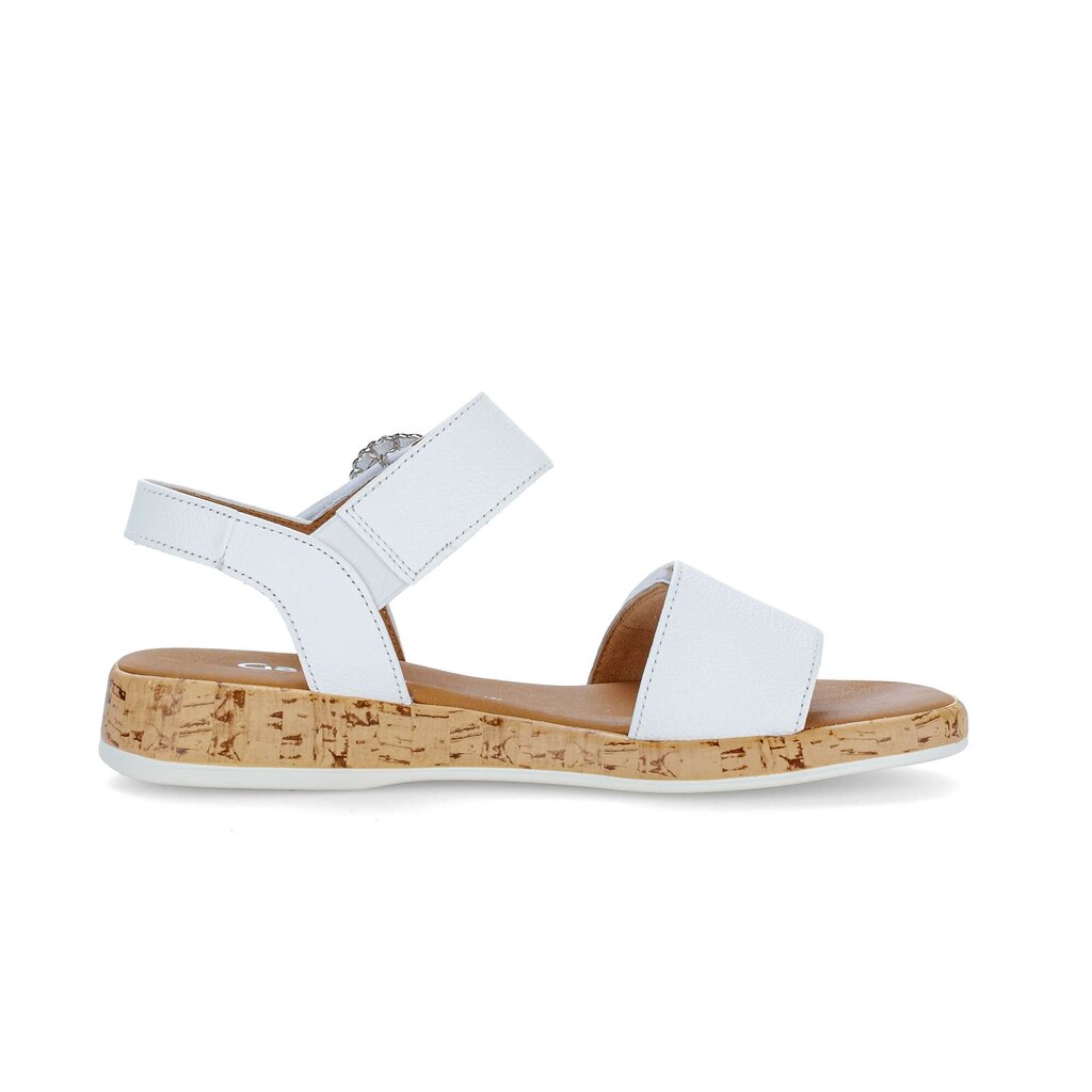 Sandal met riempjes wit