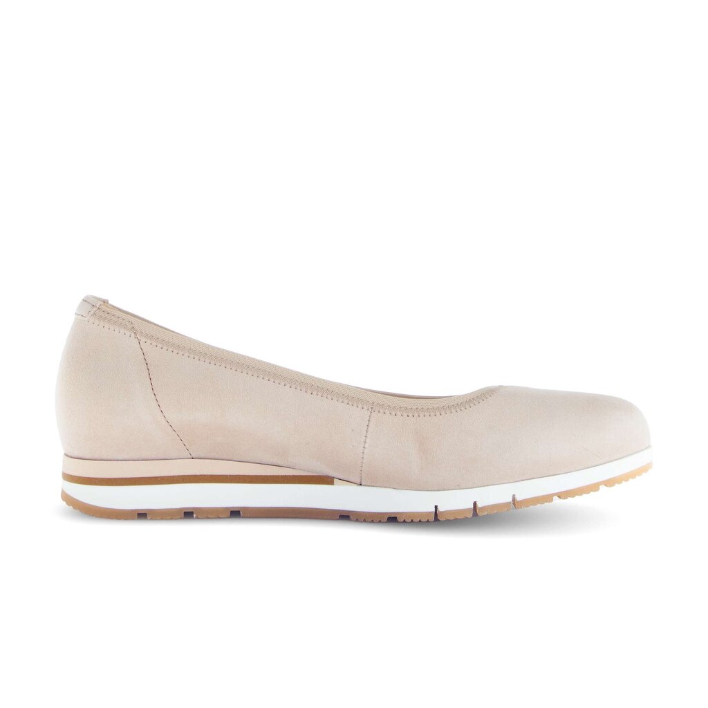 Sportieve ballerina beige