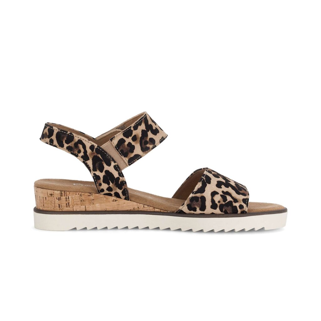 Sandal met riempjes bruin