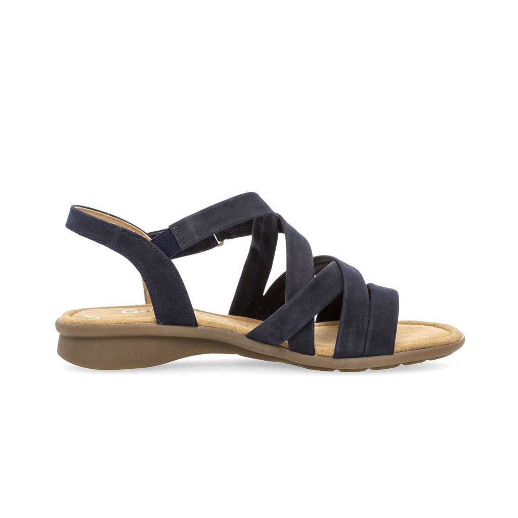 Sandal met riempjes blauw