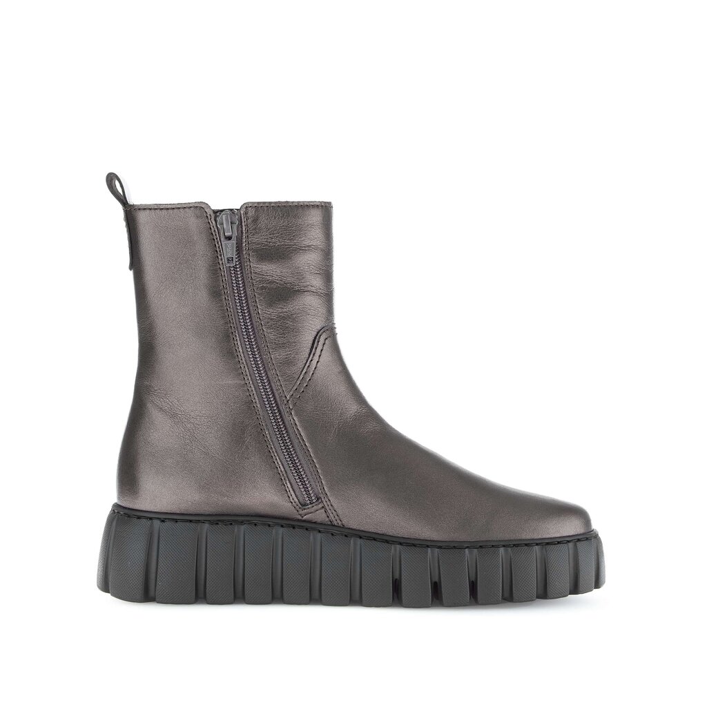 Enkellaarsjes op plateau brons