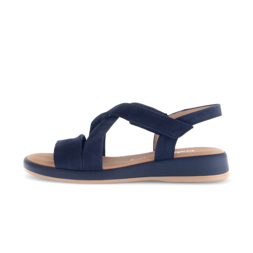 Sandal met riempjes blauw