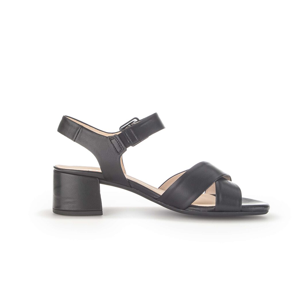 Sandal met riempjes zwart