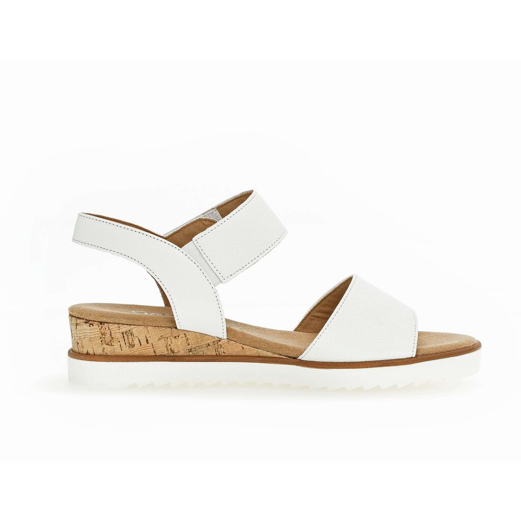 Sandal met riempjes wit