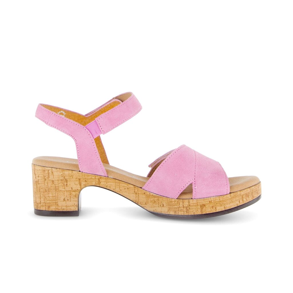 Sandal met riempjes roze