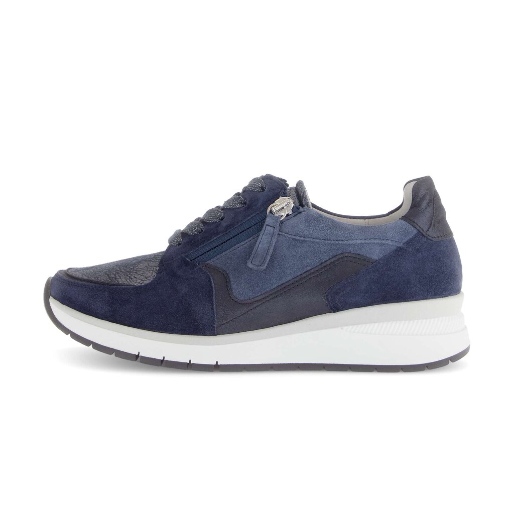 Lage sneaker blauw