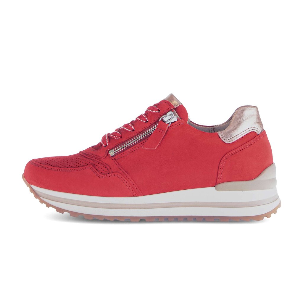 Lage sneaker rood