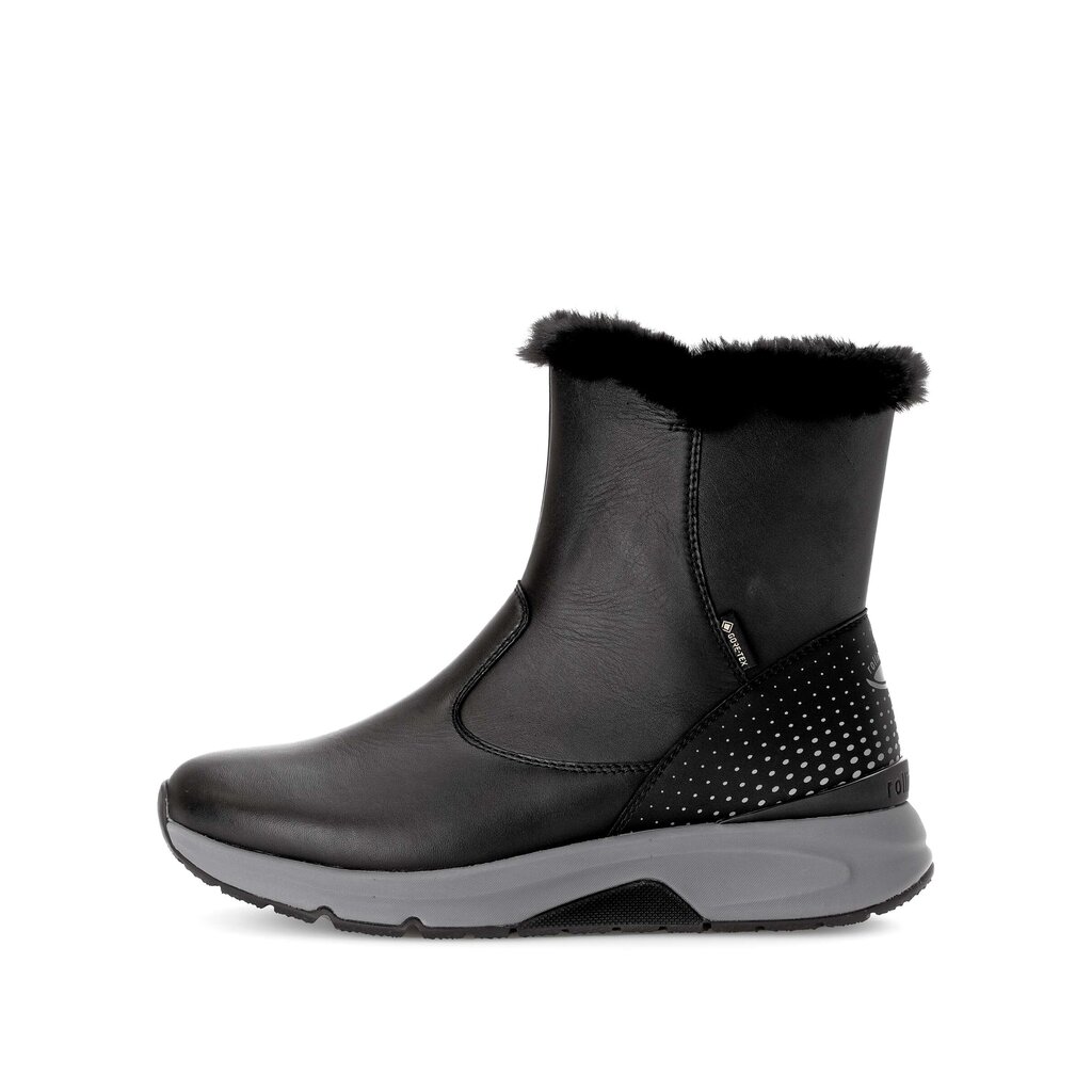 Winter enkellaarsje zwart